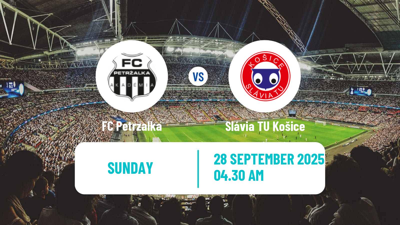 Soccer Slovak 2 Liga Petrzalka - Slávia TU Košice
