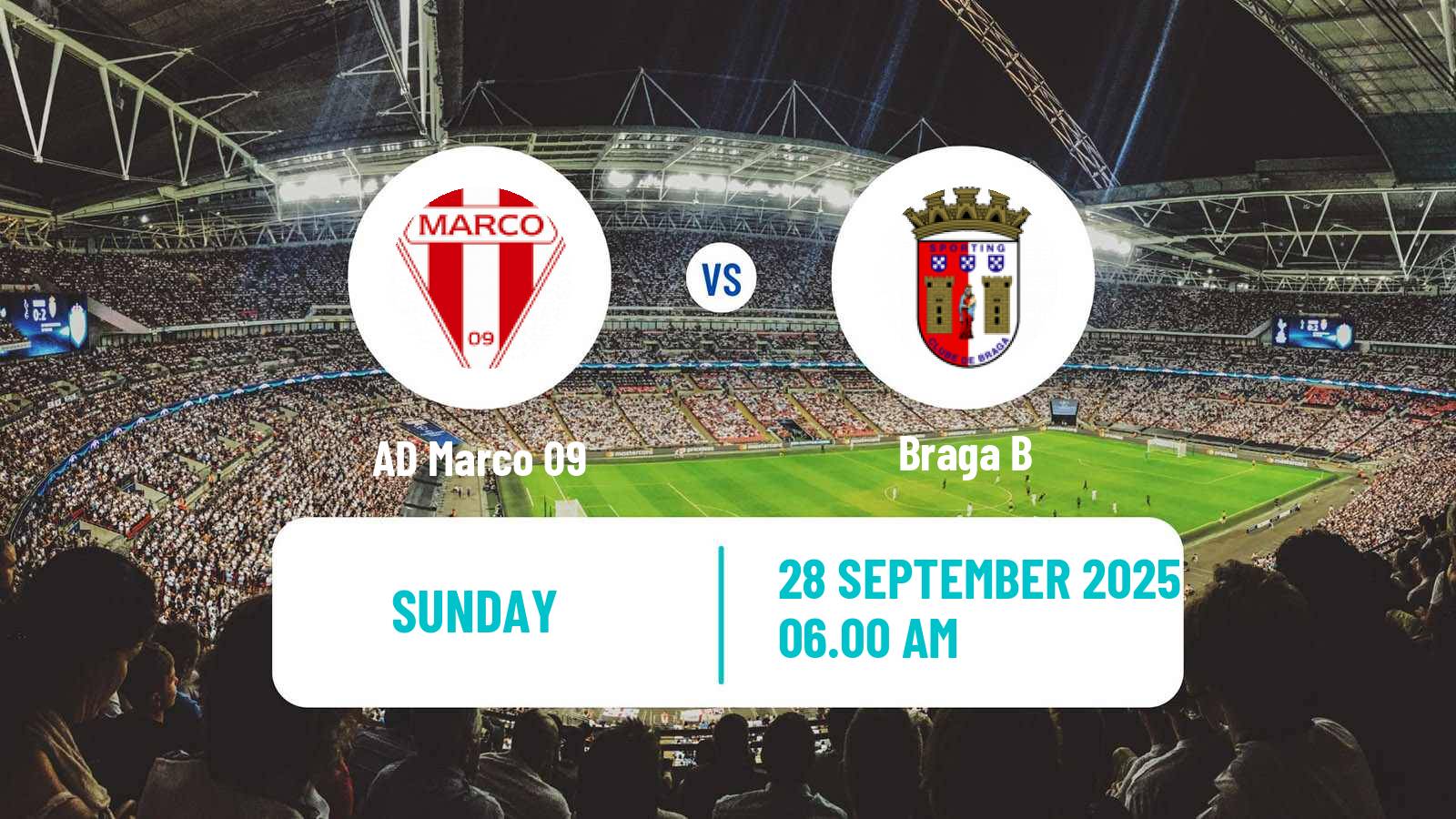 Soccer Portuguese Liga 3 Marco 09 - Braga B