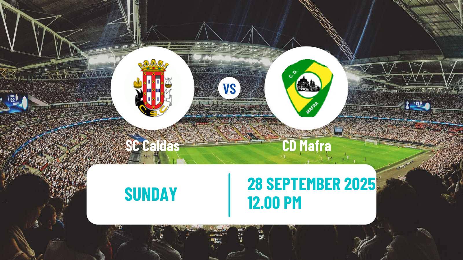 Soccer Portuguese Liga 3 Caldas - Mafra