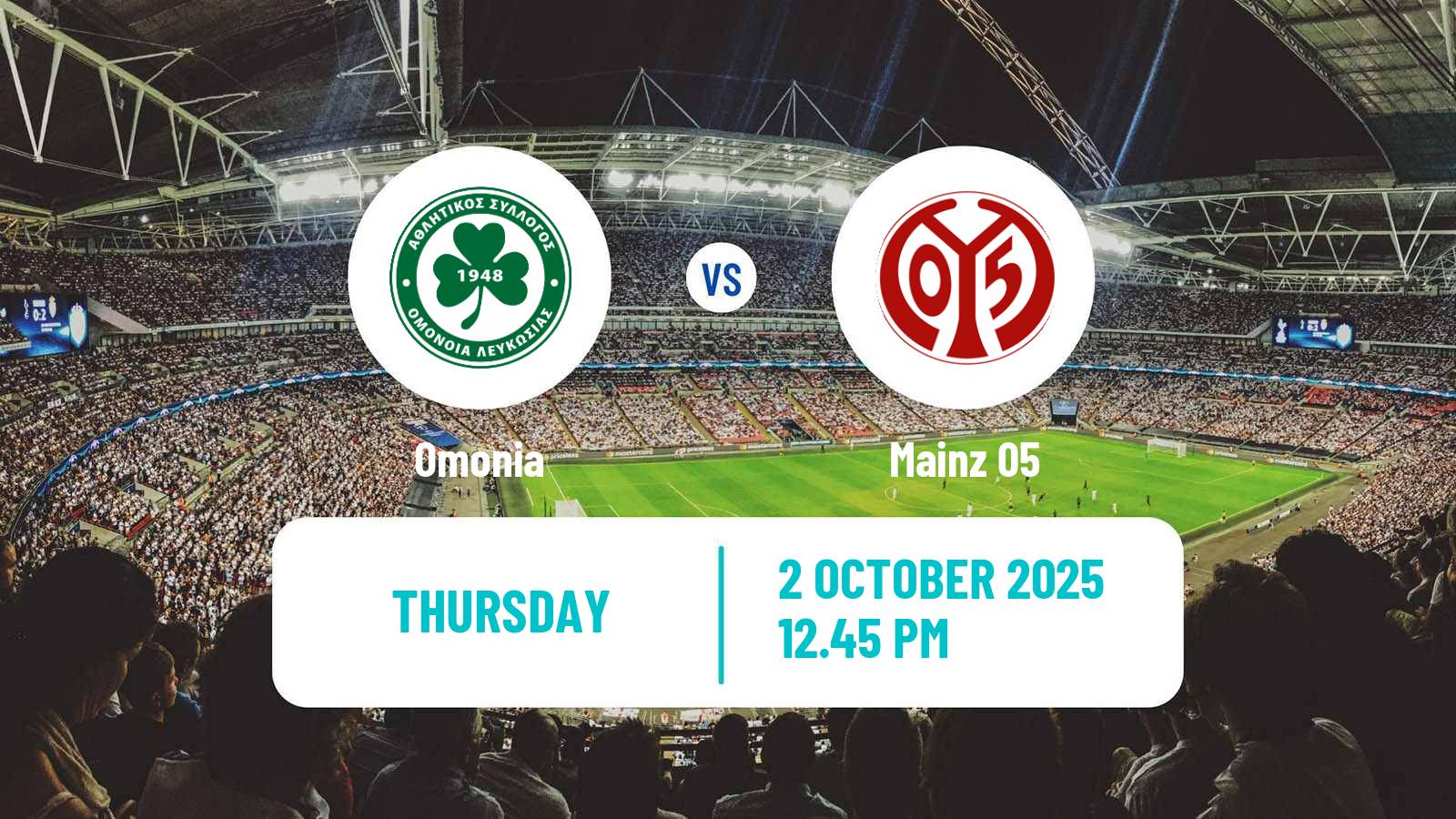 Soccer UEFA Europa Conference League Omonia - Mainz