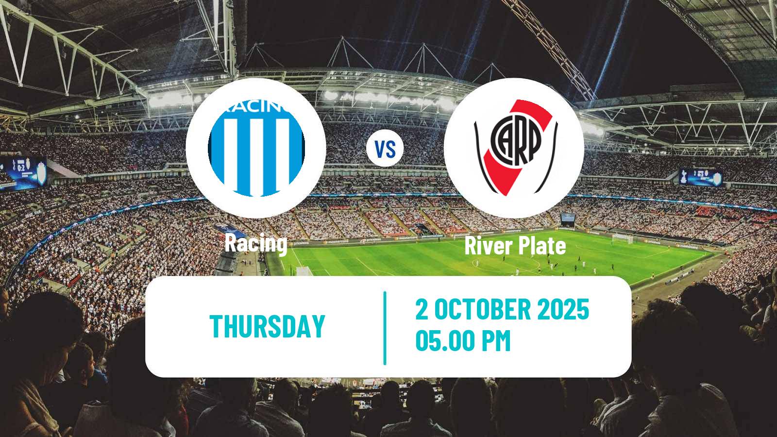 Soccer Copa Argentina Racing - River Plate