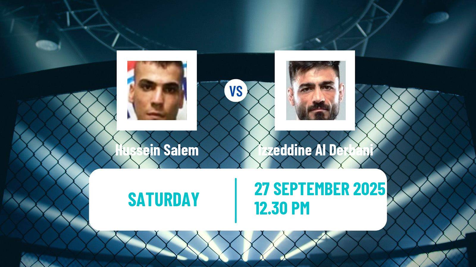 MMA Featherweight Pfl Mena Men Hussein Salem - Izzeddine Al Derbani