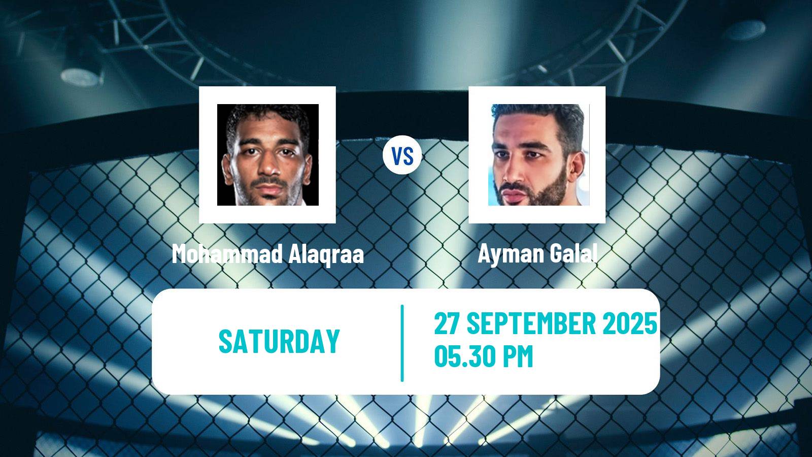 MMA Welterweight Pfl Mena Tournament Men Mohammad Alaqraa - Ayman Galal