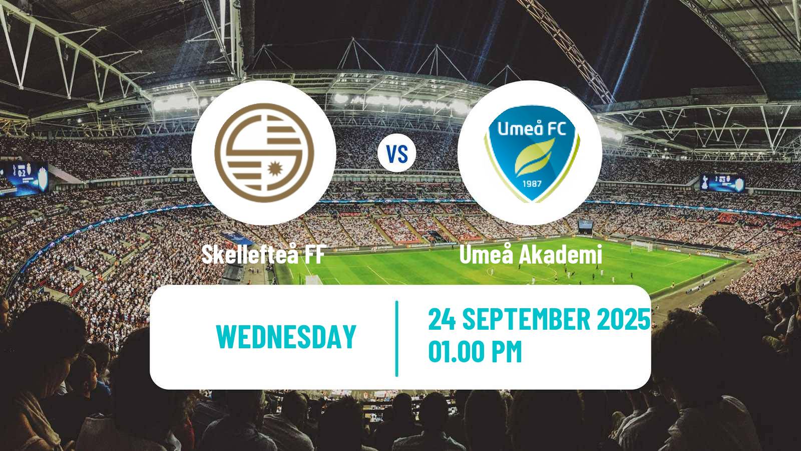 Soccer Swedish Division 2 - Norrland Skellefteå FF - Umeå Akademi
