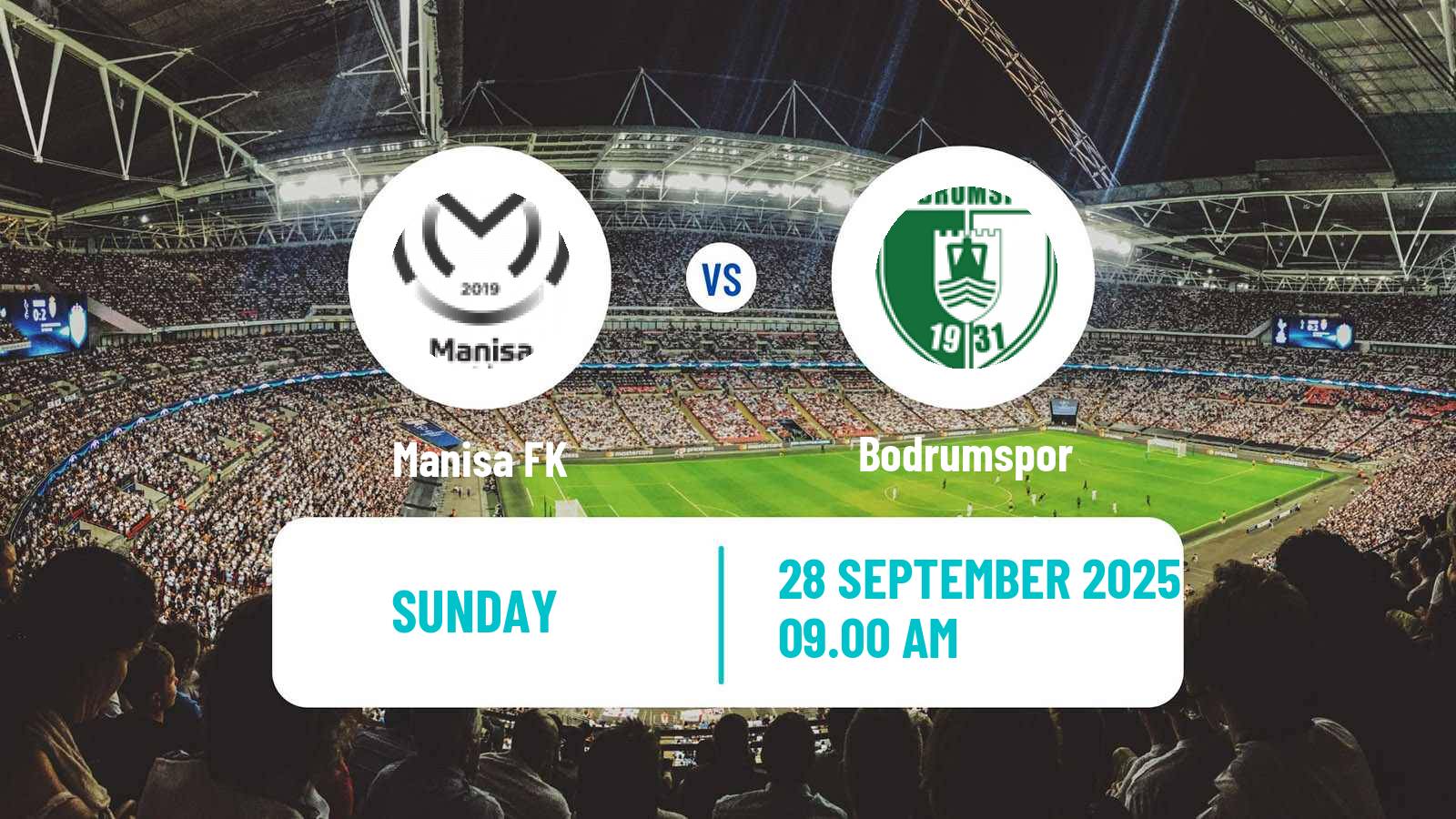 Soccer Turkish First League Manisa FK - Bodrumspor