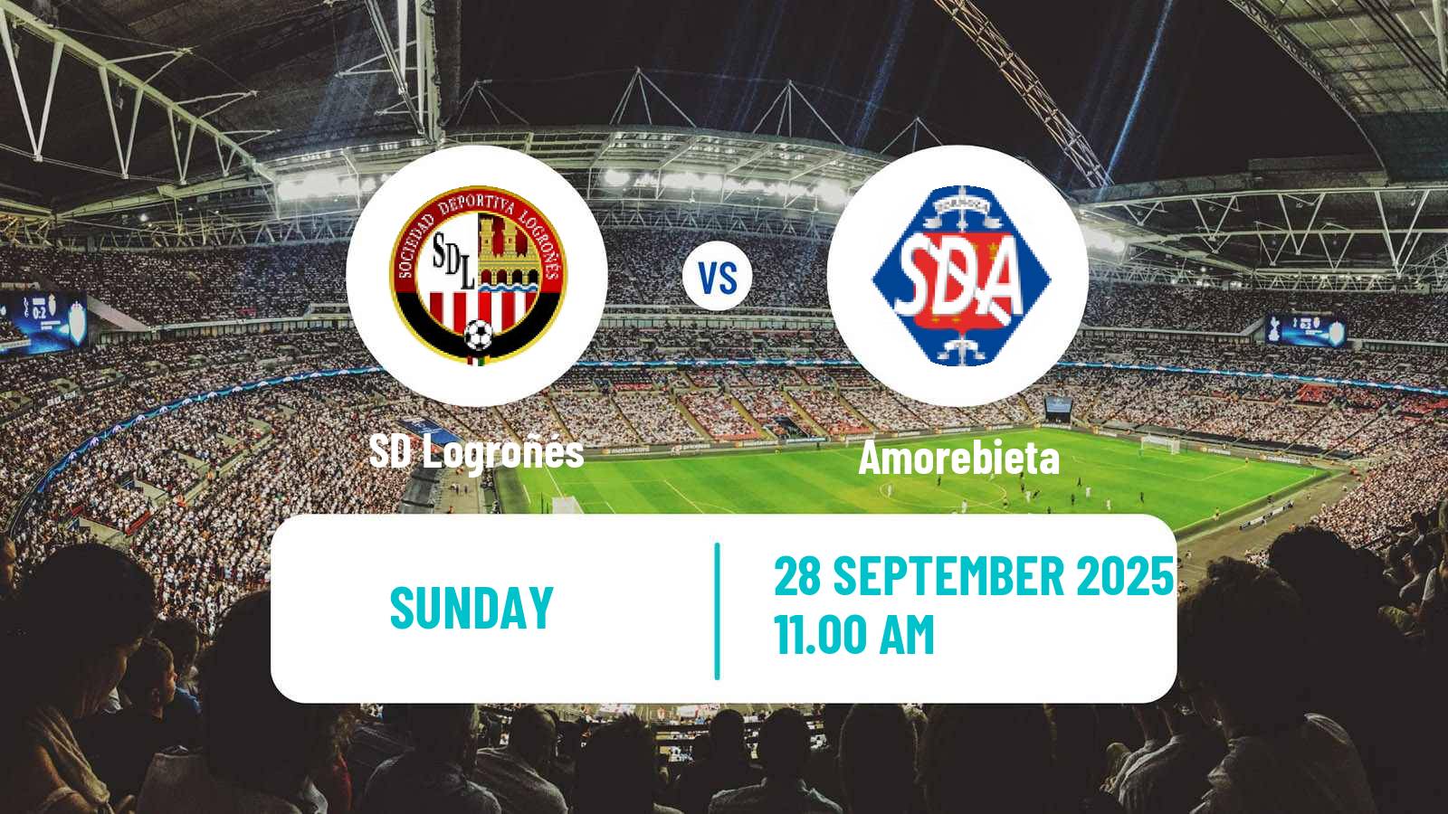 Soccer Spanish Segunda RFEF - Group 2 SD Logroñés - Amorebieta