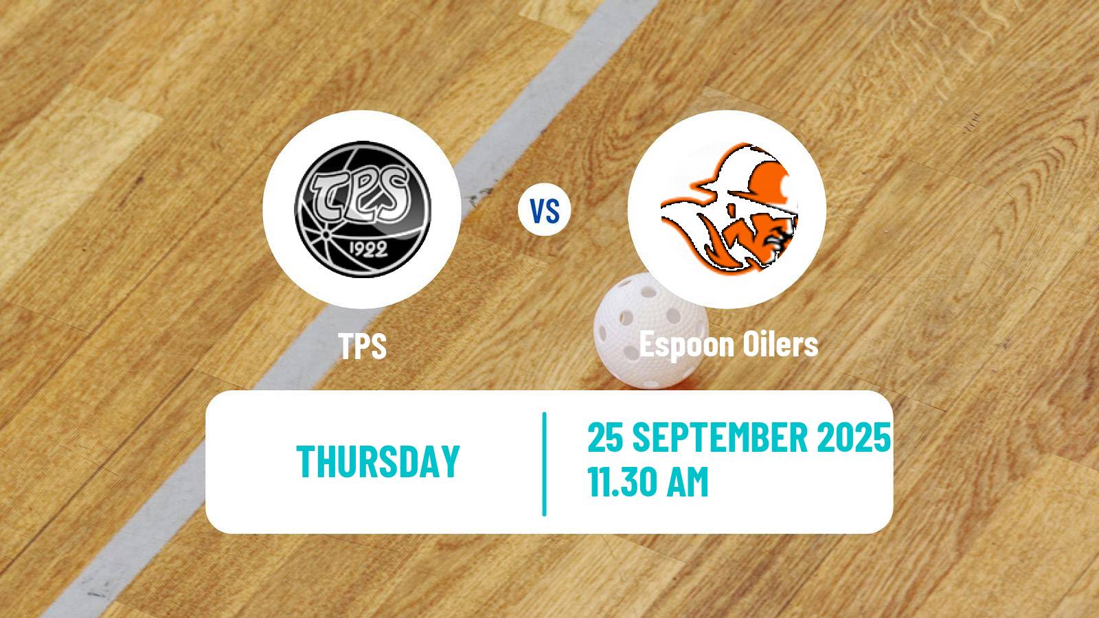 Floorball Finnish F-Liiga TPS - Espoon Oilers