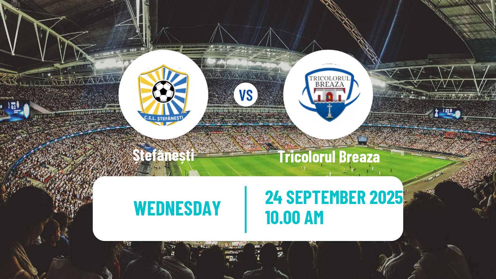 Soccer Romanian Liga 3 - Seria 4 Ștefănești - Tricolorul Breaza