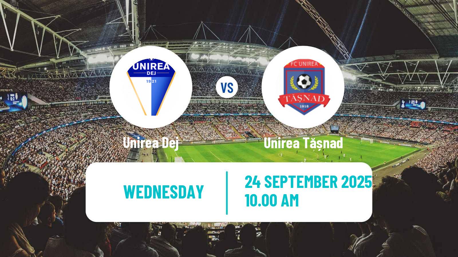 Soccer Romanian Liga 3 - Seria 8 Unirea Dej - Unirea Tășnad