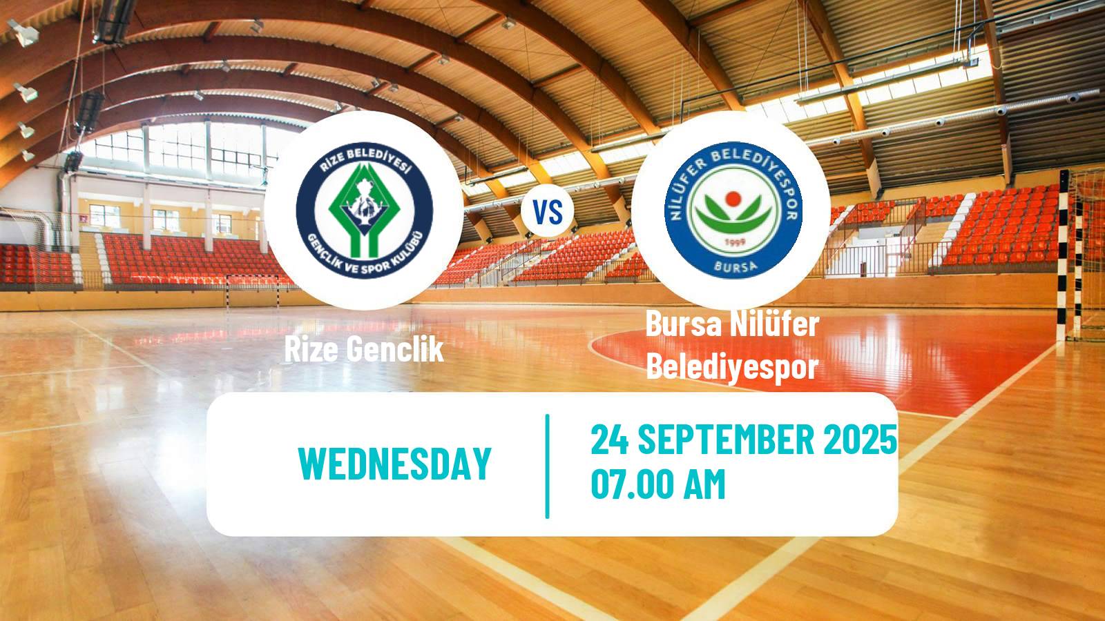 Handball Turkish Superlig Handball Rize Genclik - Bursa Nilüfer Belediyespor