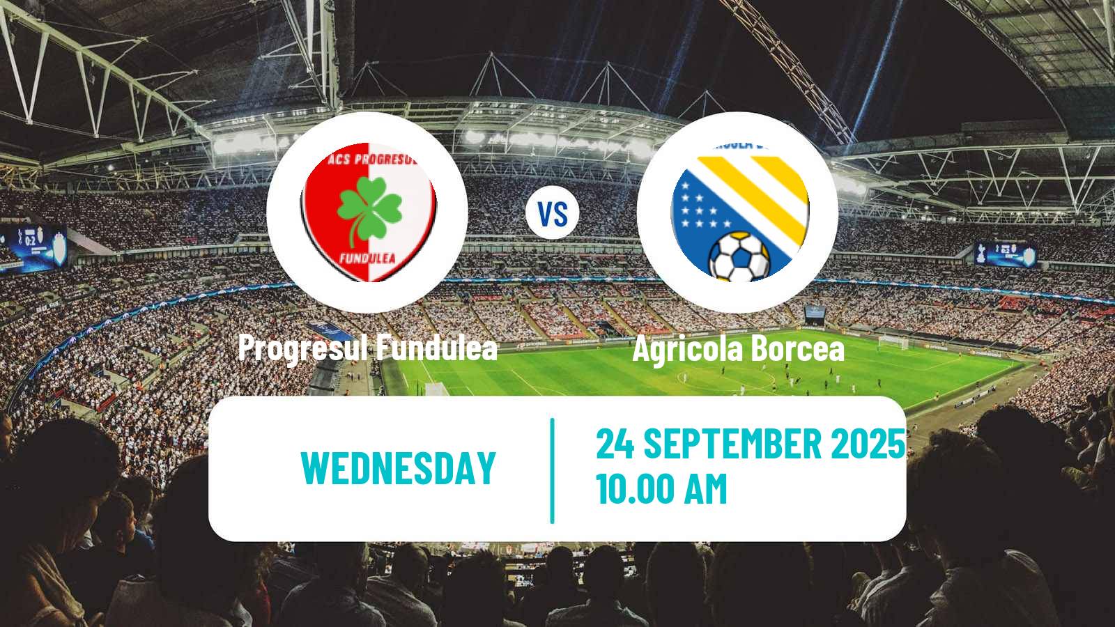Soccer Romanian Liga 3 - Seria 3 Progresul Fundulea - Agricola Borcea