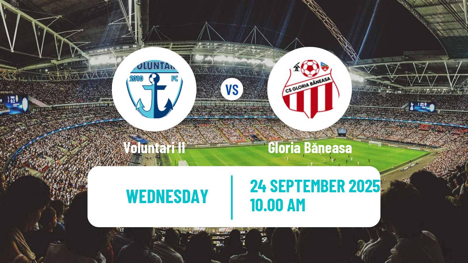 Soccer Romanian Liga 3 - Seria 3 Voluntari II - Gloria Băneasa