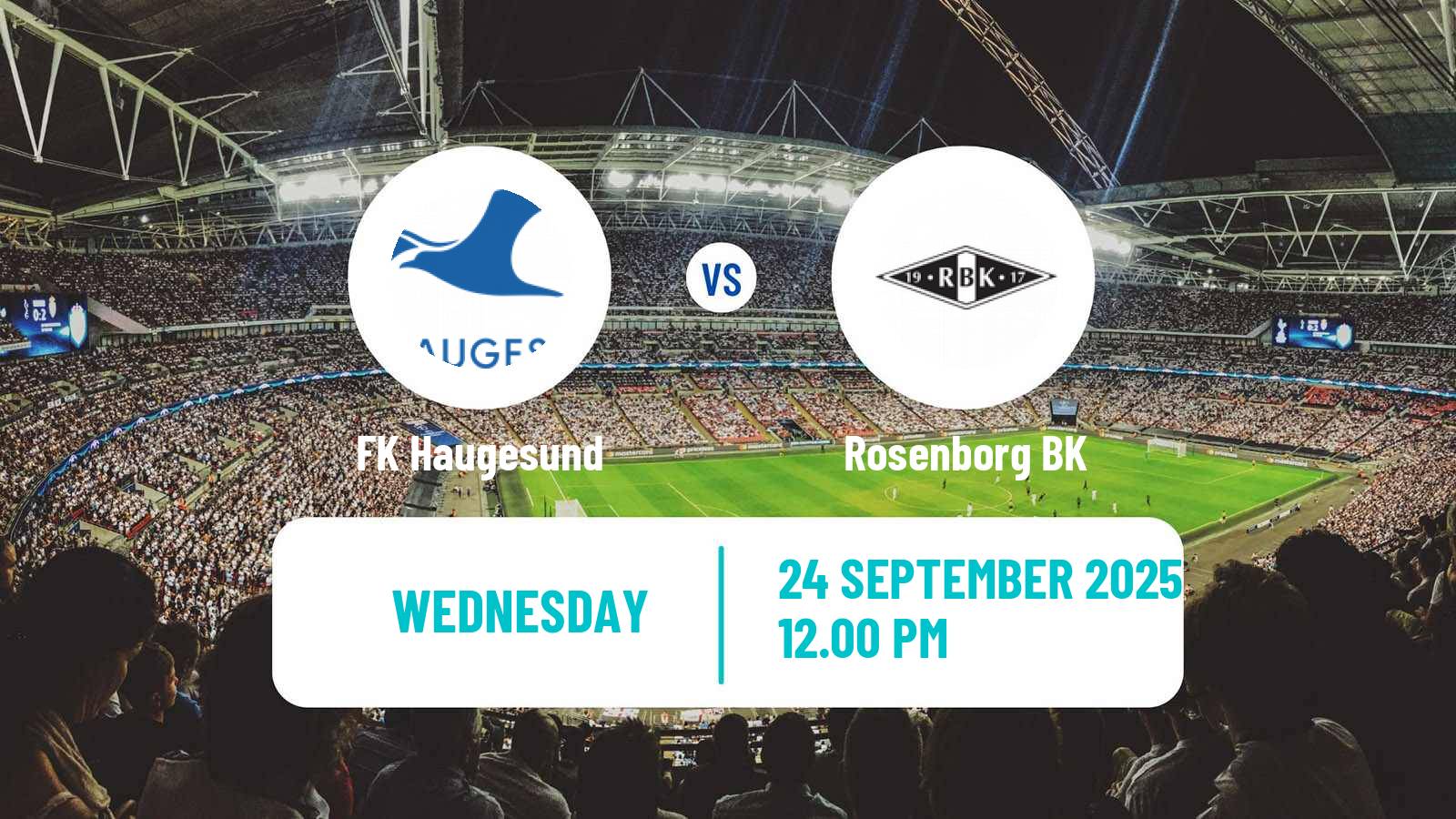 Soccer Norwegian NM Cup Haugesund - Rosenborg