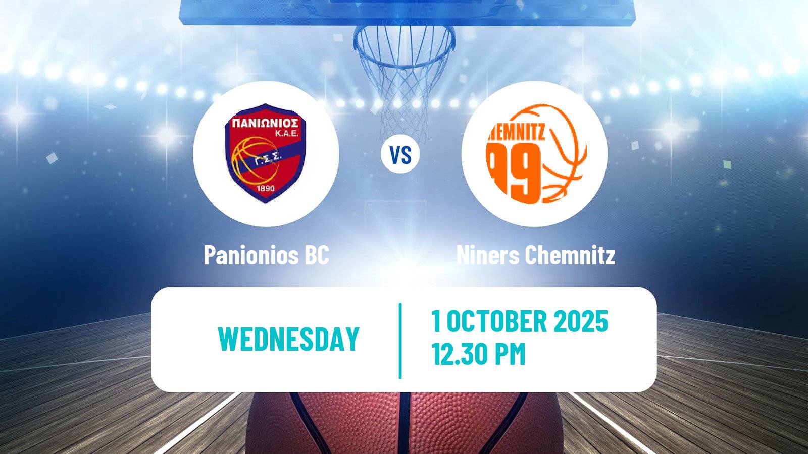 Basketball Eurocup Panionios - Niners Chemnitz