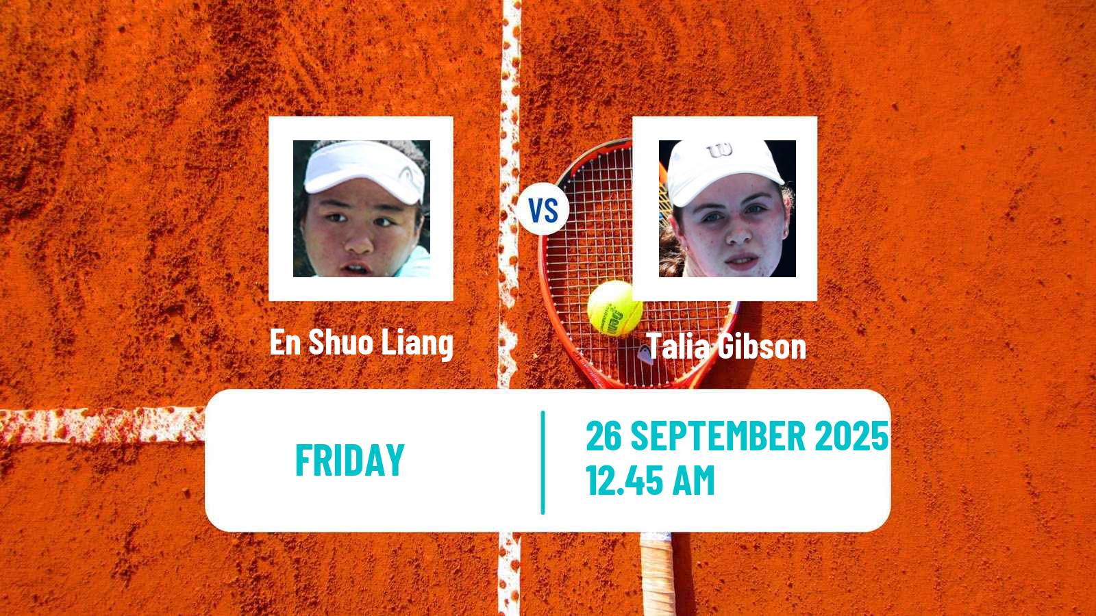 Tennis Jingshan Challenger Women En Shuo Liang - Talia Gibson
