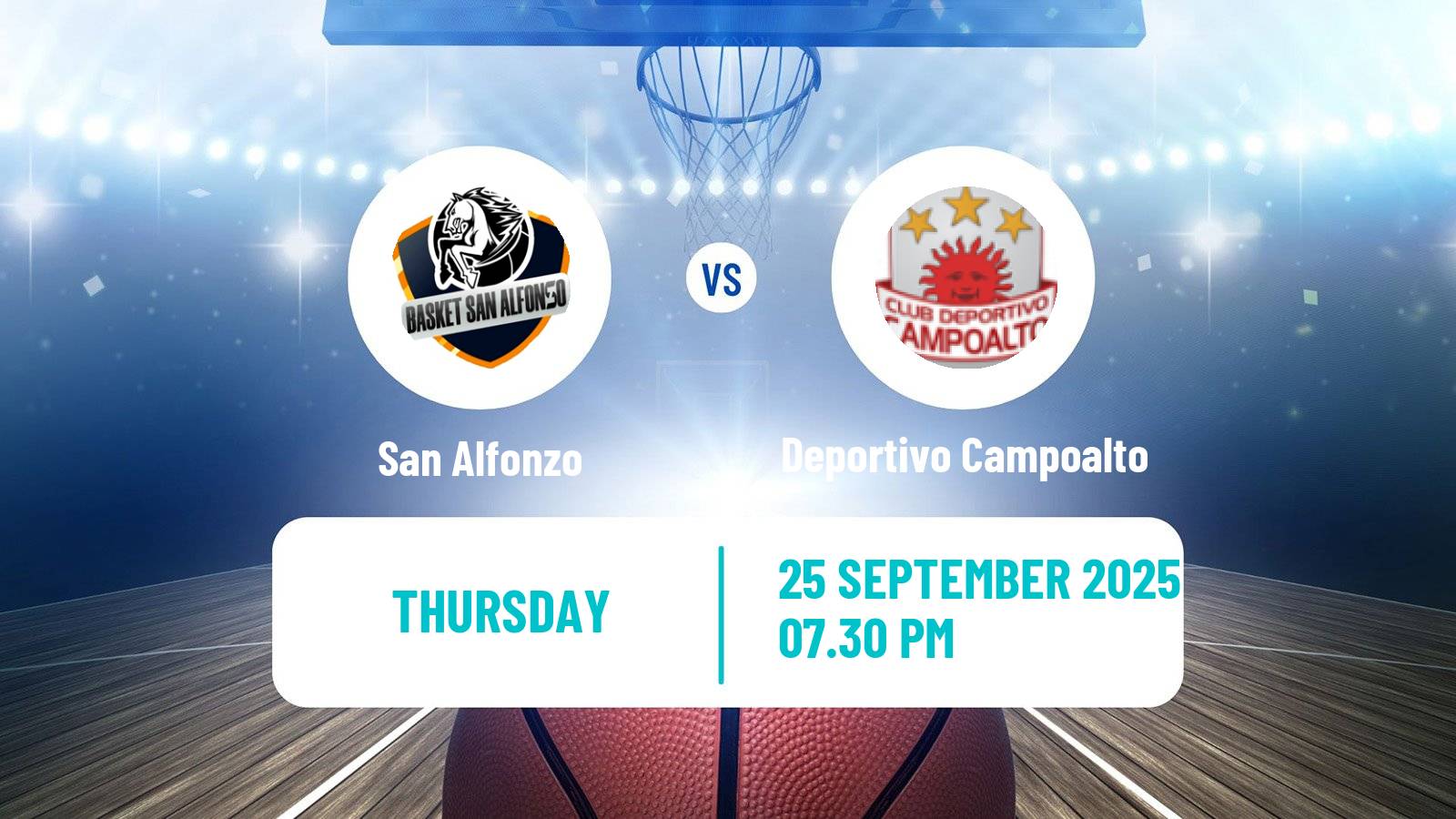Basketball Paraguayan LNB Basketball San Alfonzo - Deportivo Campoalto