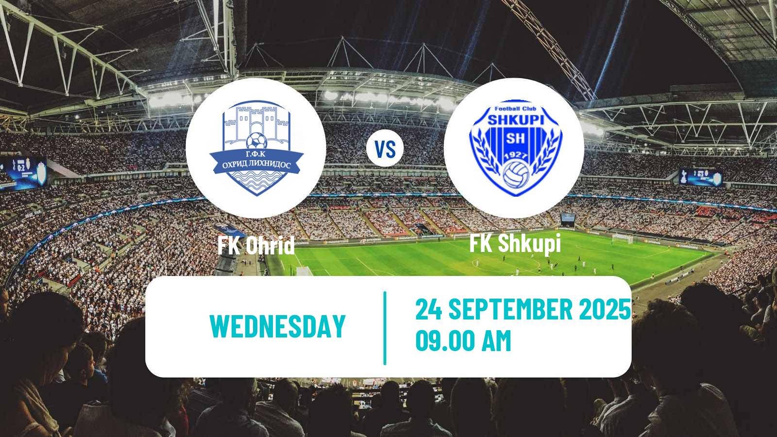 Soccer North Macedonian Cup Ohrid - Shkupi