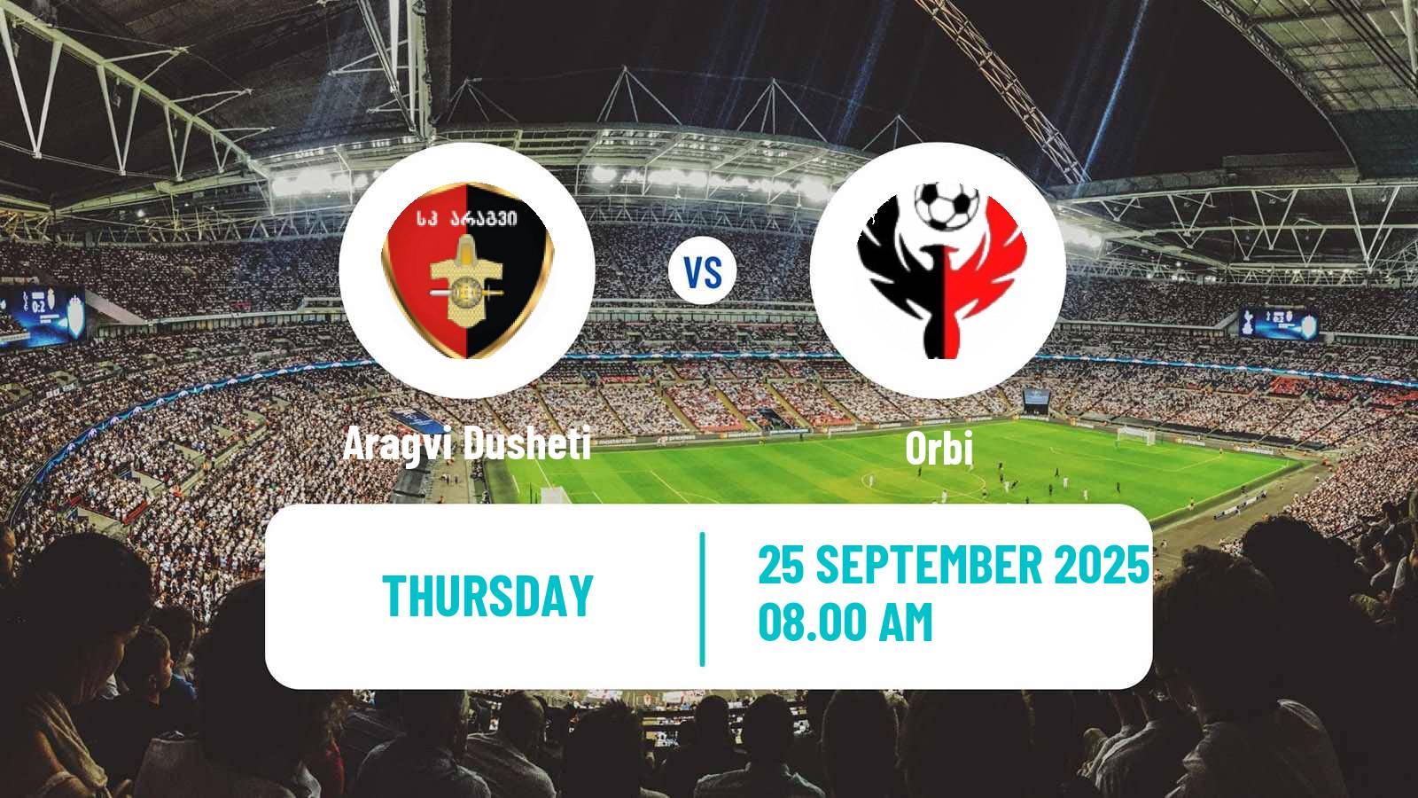 Soccer Georgian Liga 3 Aragvi Dusheti - Orbi
