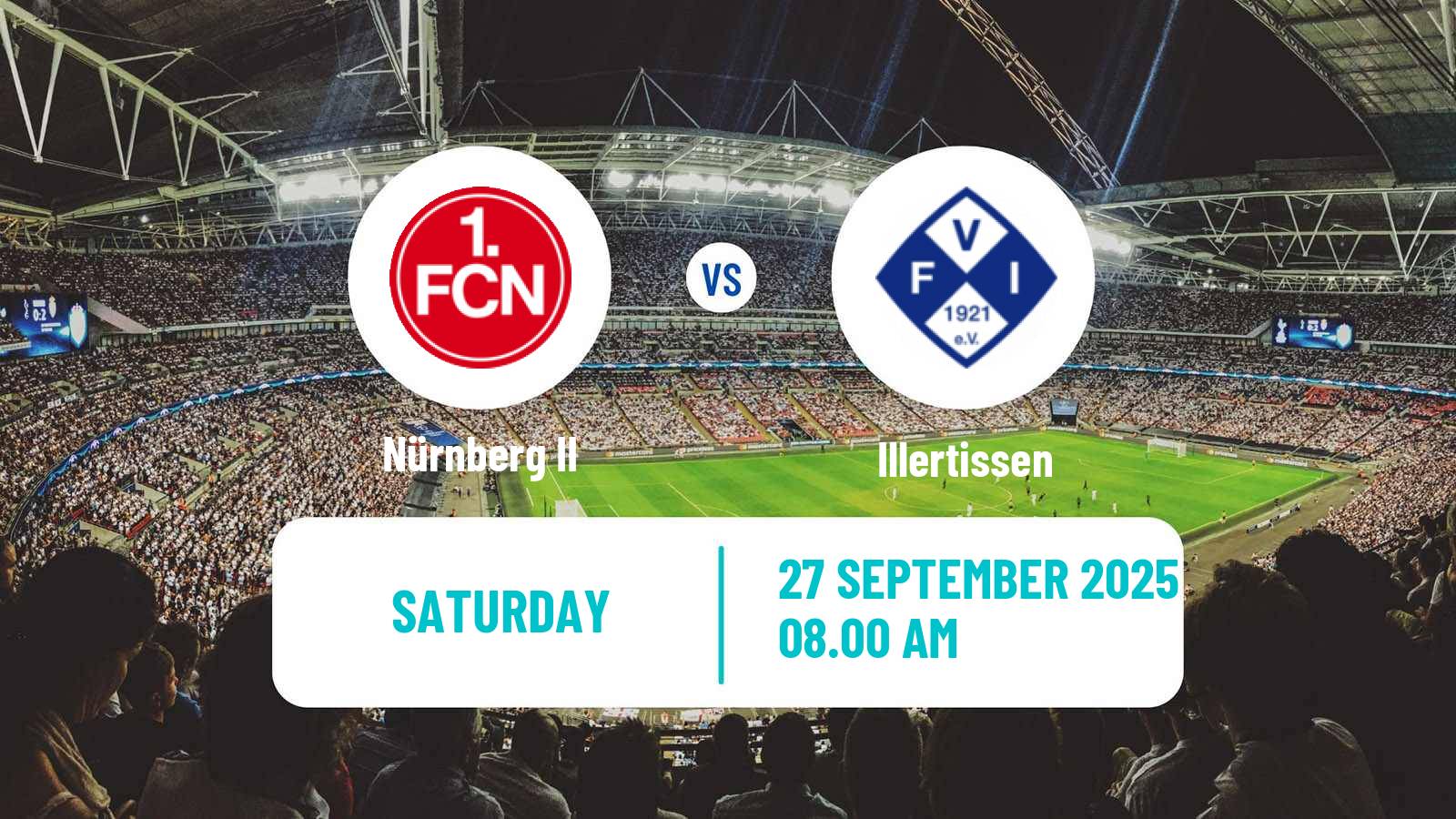 Soccer German Regionalliga Bayern Nürnberg II - Illertissen