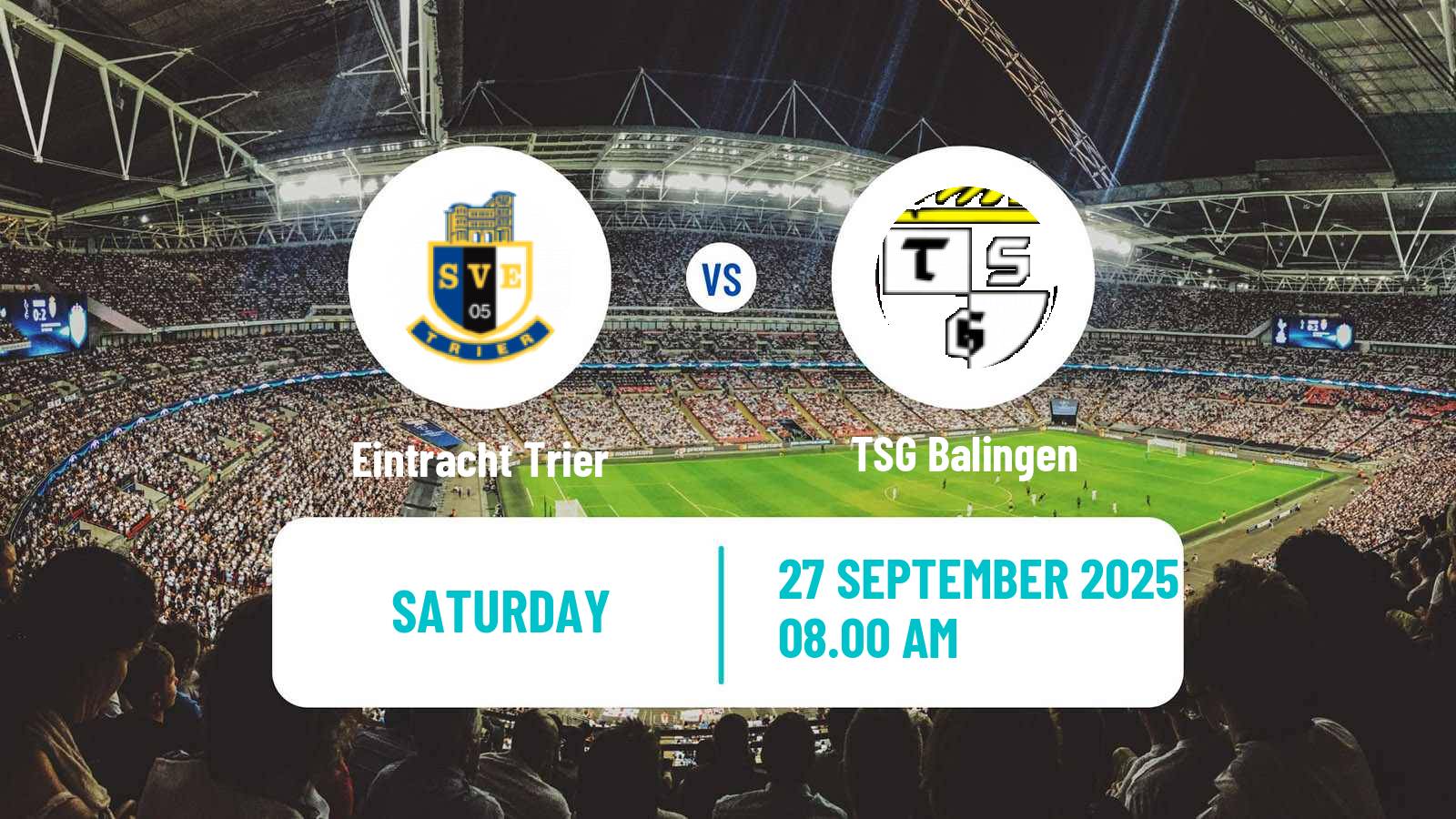 Soccer German Regionalliga Sudwest Eintracht Trier - Balingen