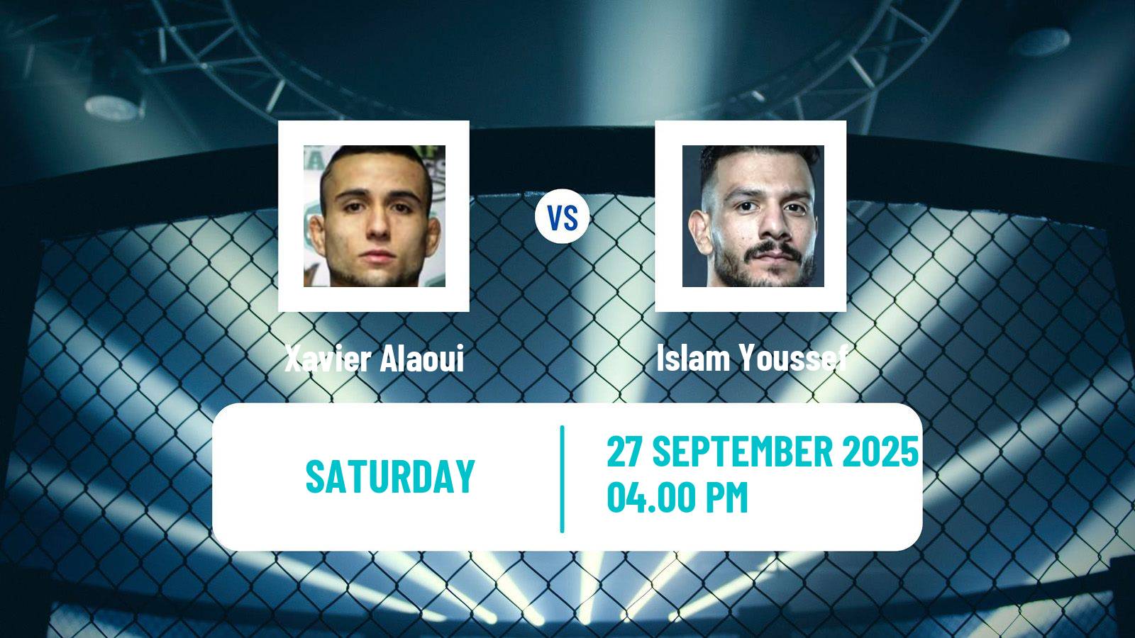 MMA Bantamweight Pfl Mena Tournament Men Xavier Alaoui - Islam Youssef