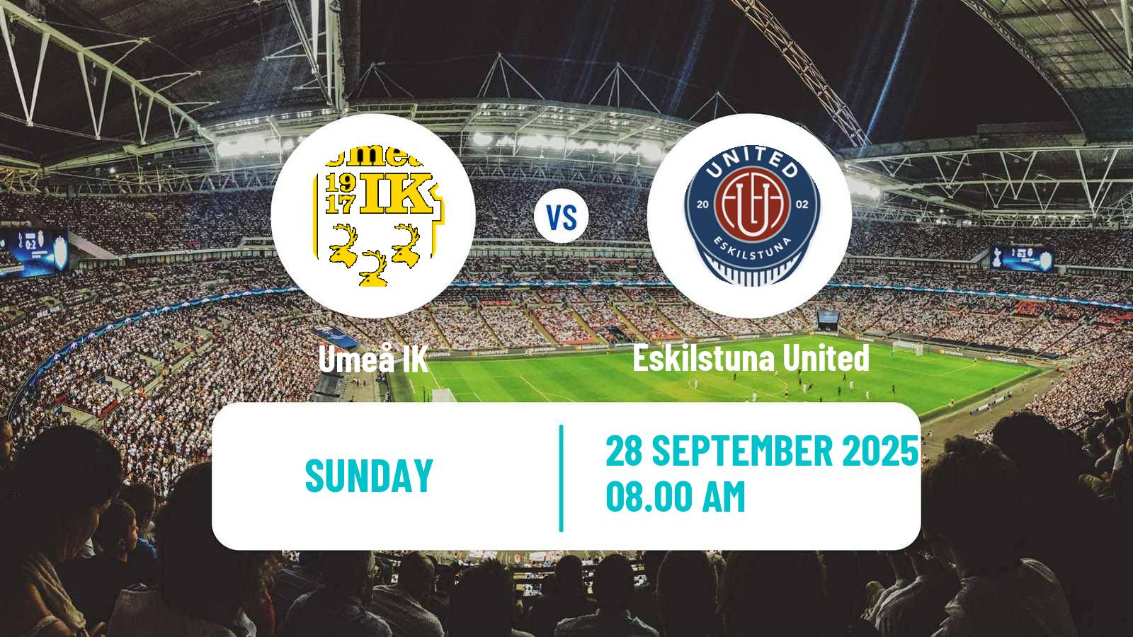 Soccer Swedish Elitettan Women Umeå - Eskilstuna United