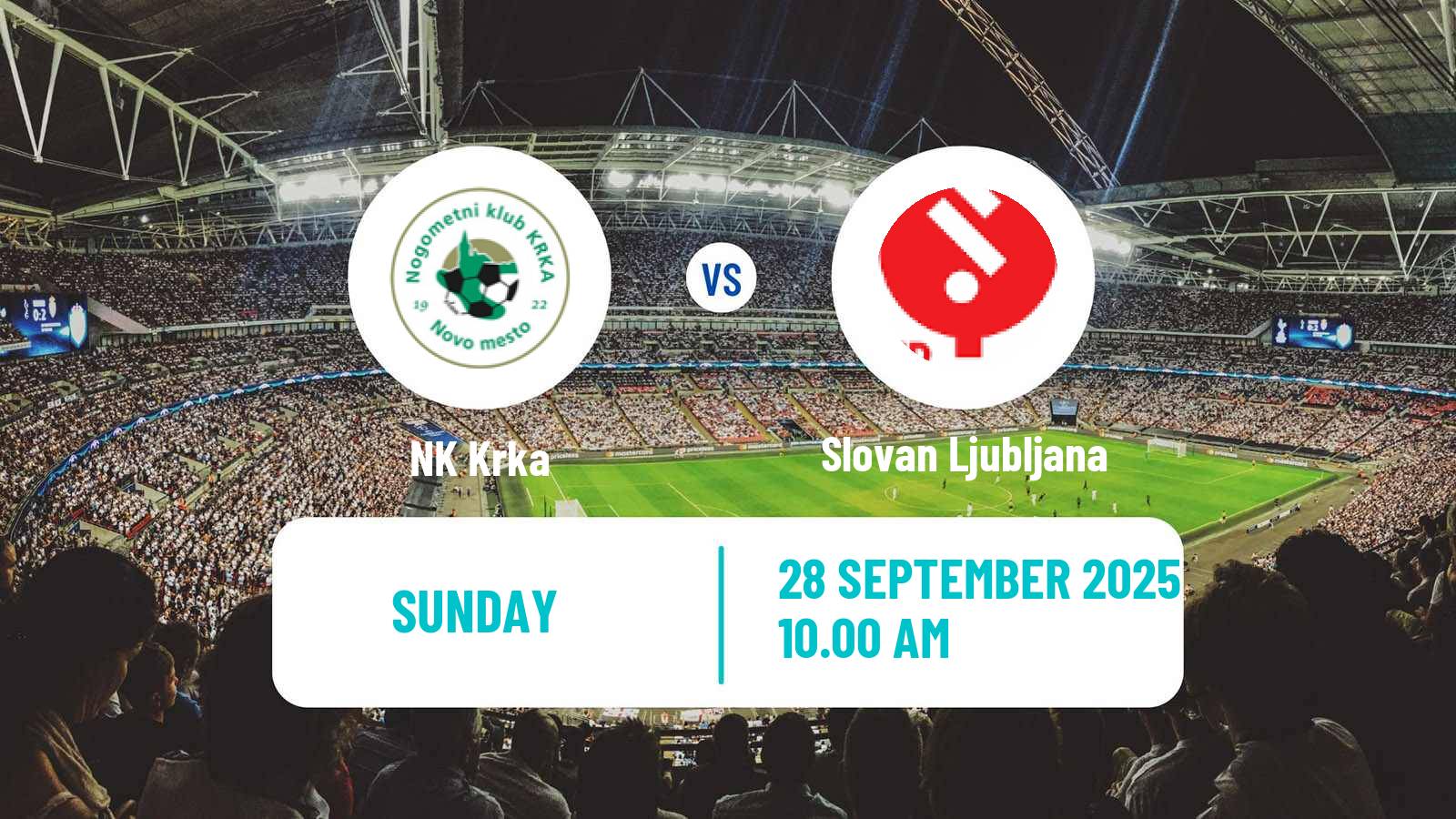 Soccer Slovenian 2 SNL Krka - Slovan Ljubljana