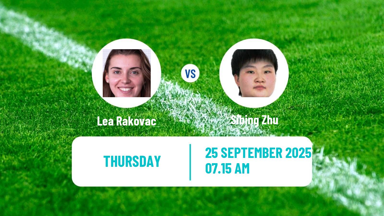 Table tennis China Smash Women Lea Rakovac - Sibing Zhu