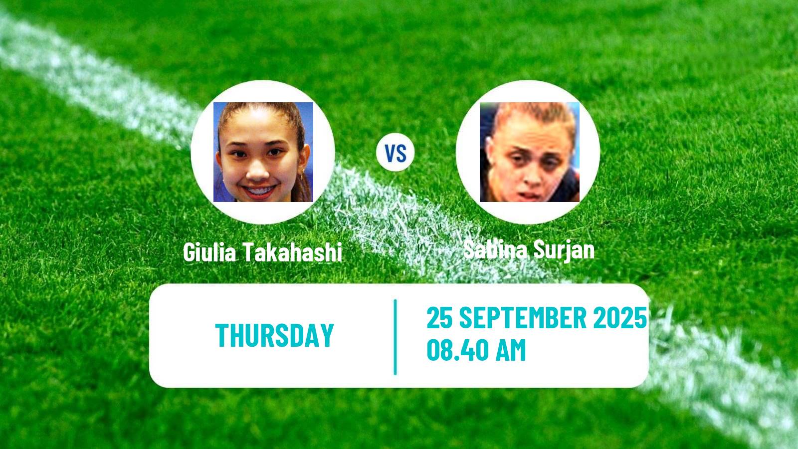Table tennis China Smash Women Giulia Takahashi - Sabina Surjan