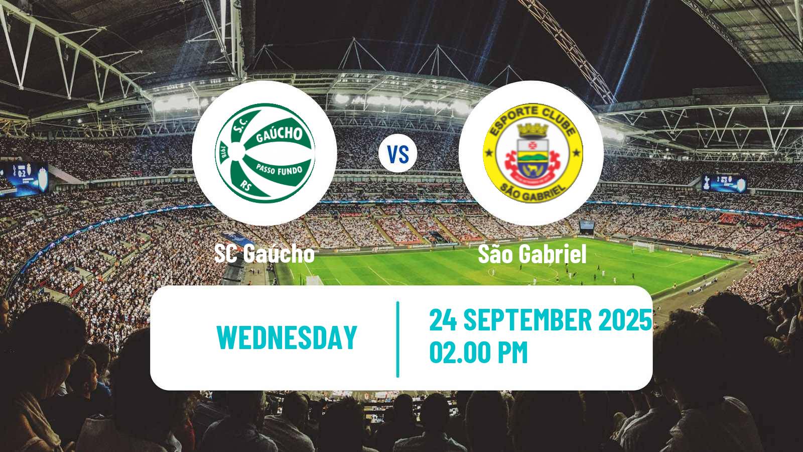 Soccer Brazilian Copa FGF Gaúcho - São Gabriel