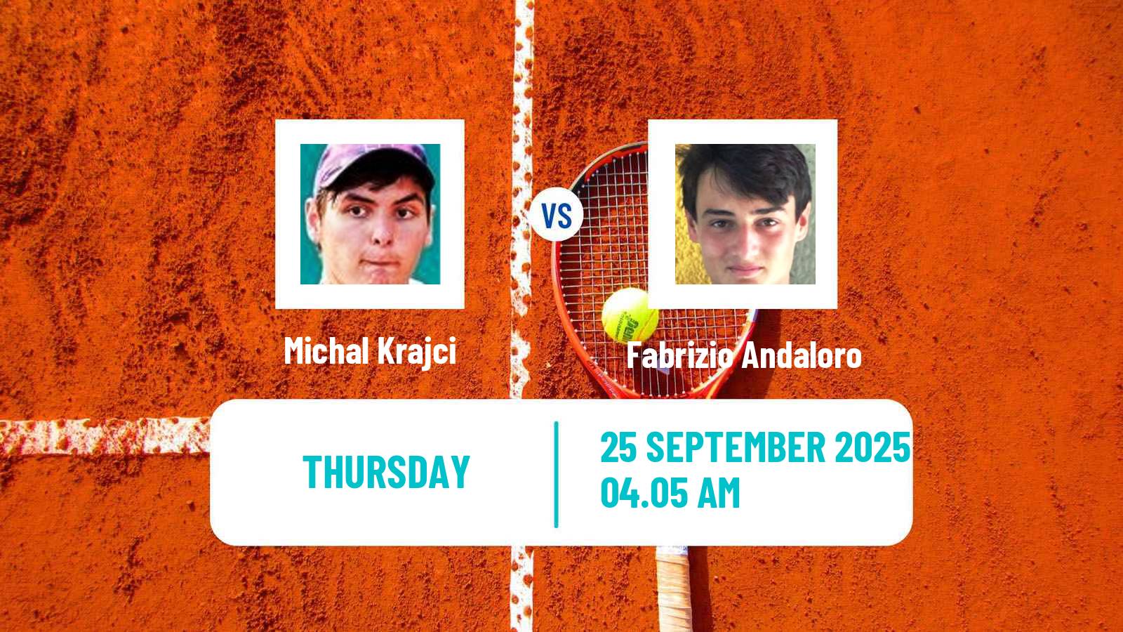Tennis ITF M25 Sharm Elsheikh 3 Men Michal Krajci - Fabrizio Andaloro