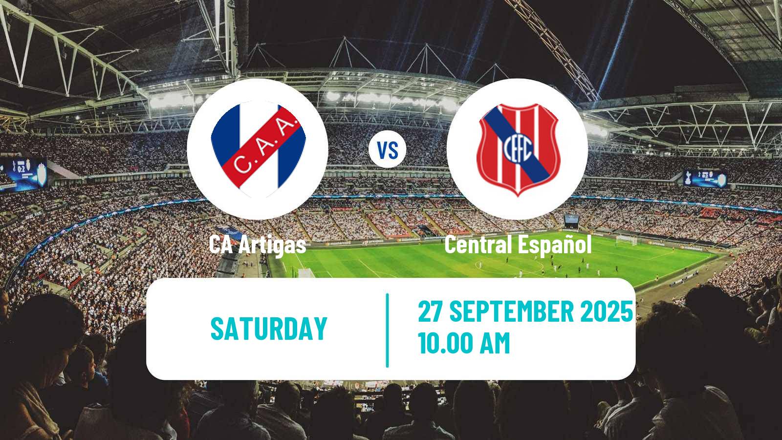 Soccer Uruguayan Segunda Division Artigas - Central Español
