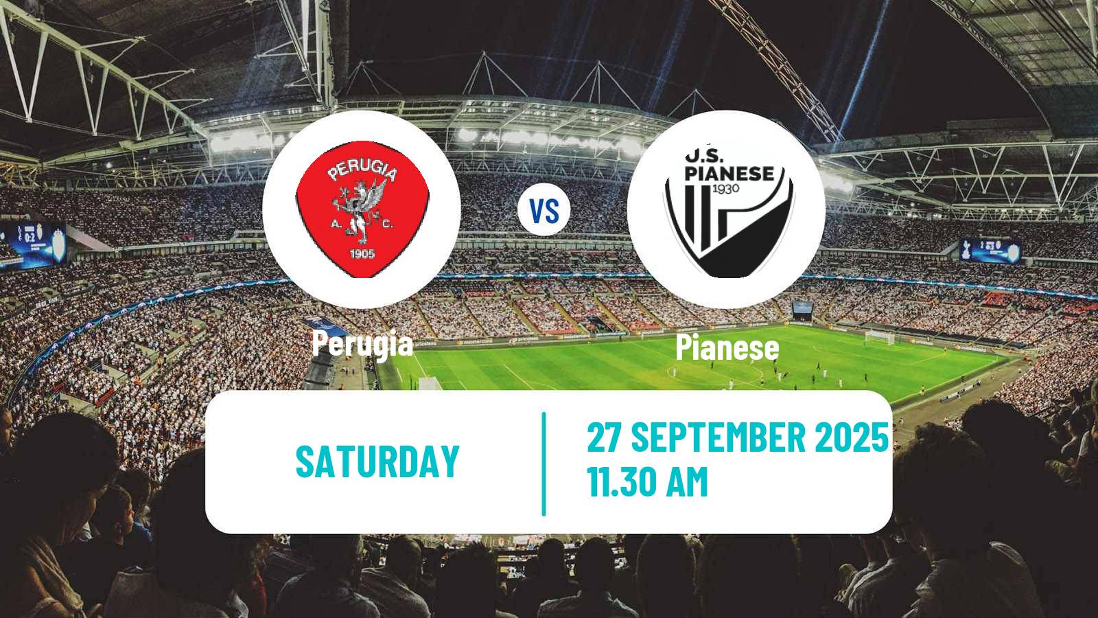 Soccer Italian Serie C Group B Perugia - Pianese