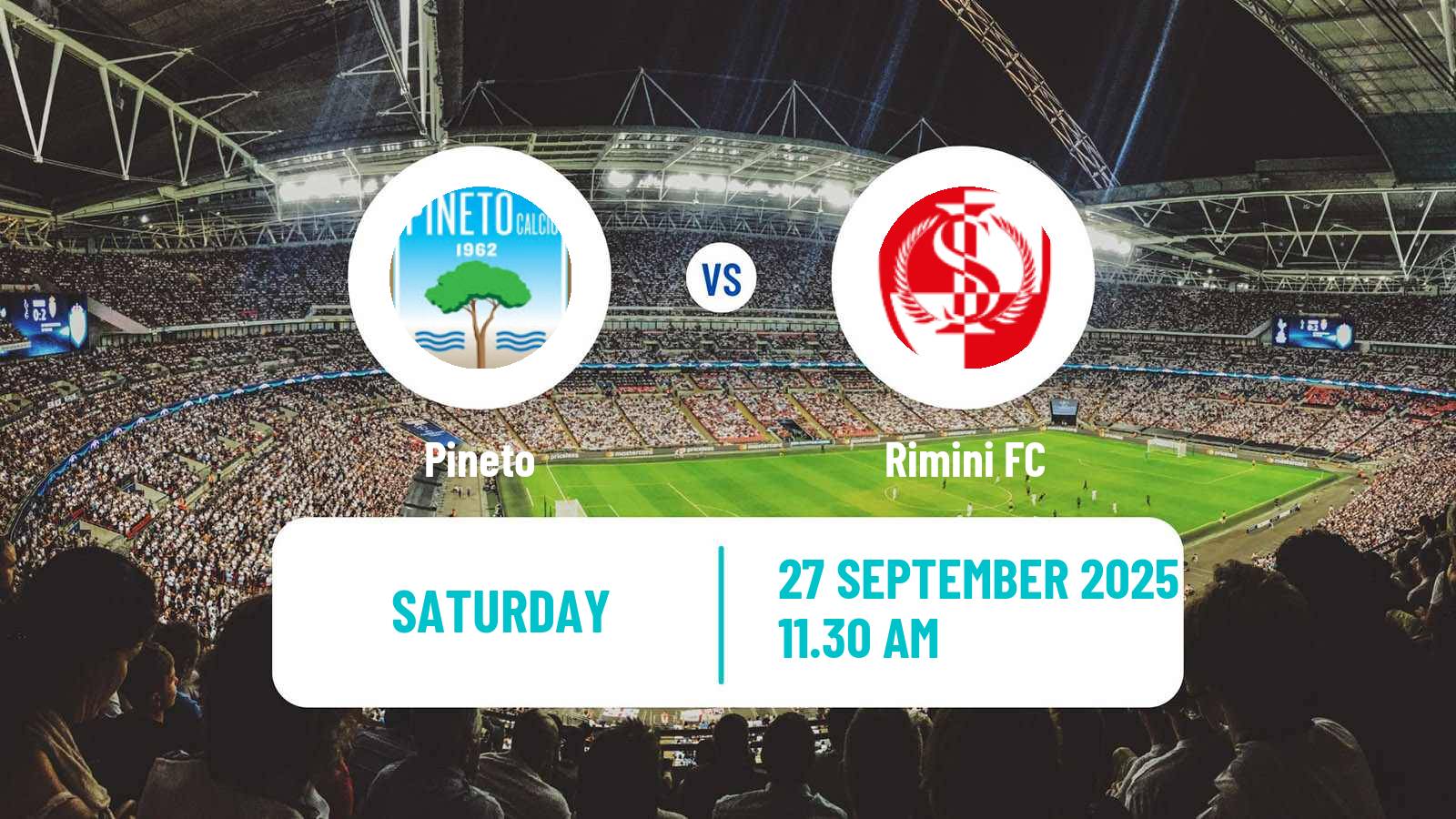 Soccer Italian Serie C Group B Pineto - Rimini