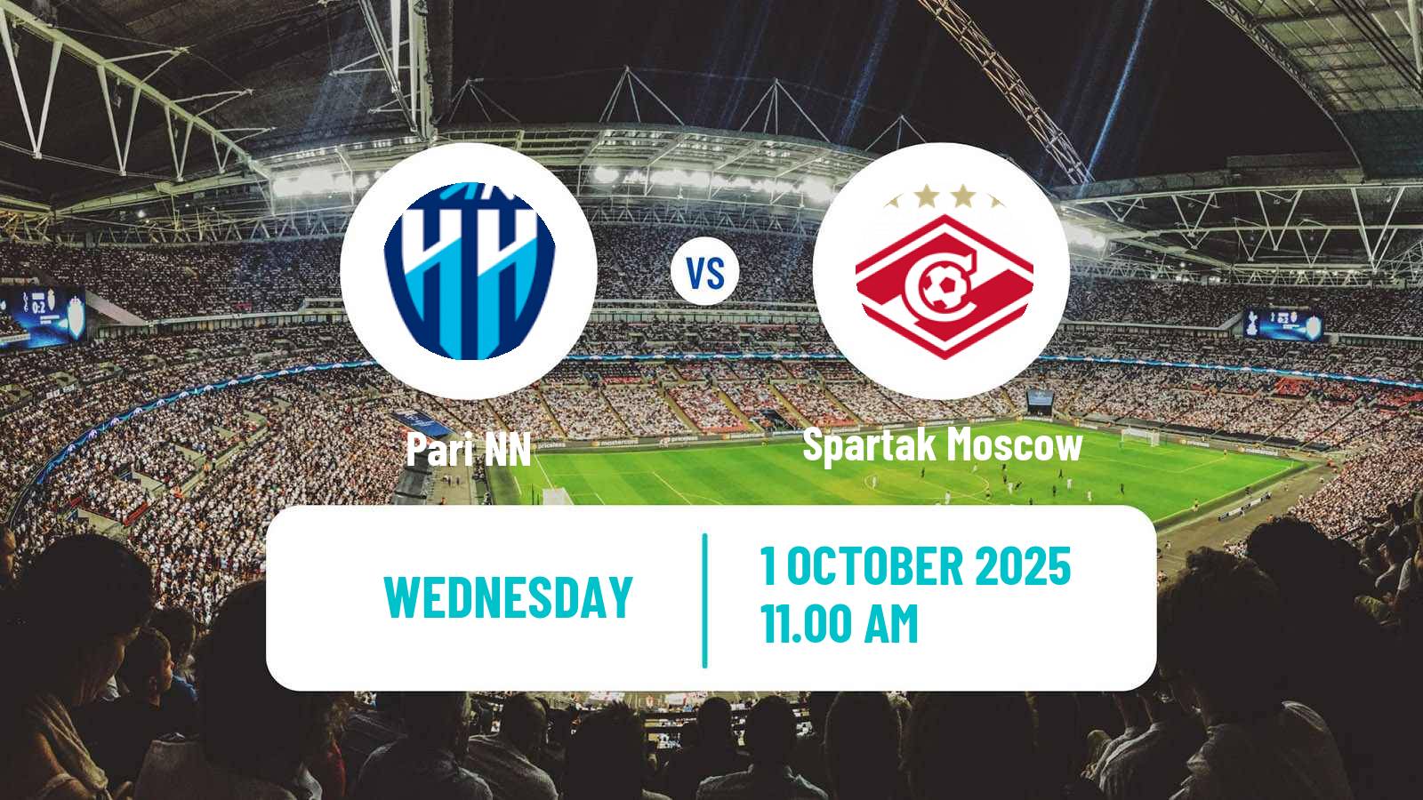 Soccer Russian Cup Pari NN - Spartak Moscow