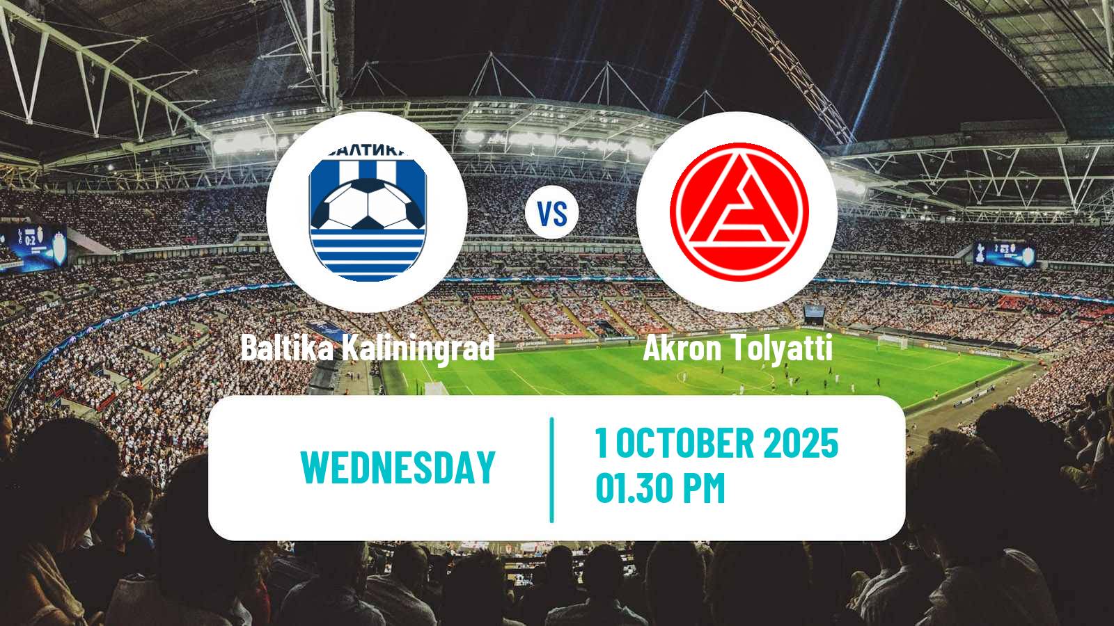 Soccer Russian Cup Baltika Kaliningrad - Akron Tolyatti