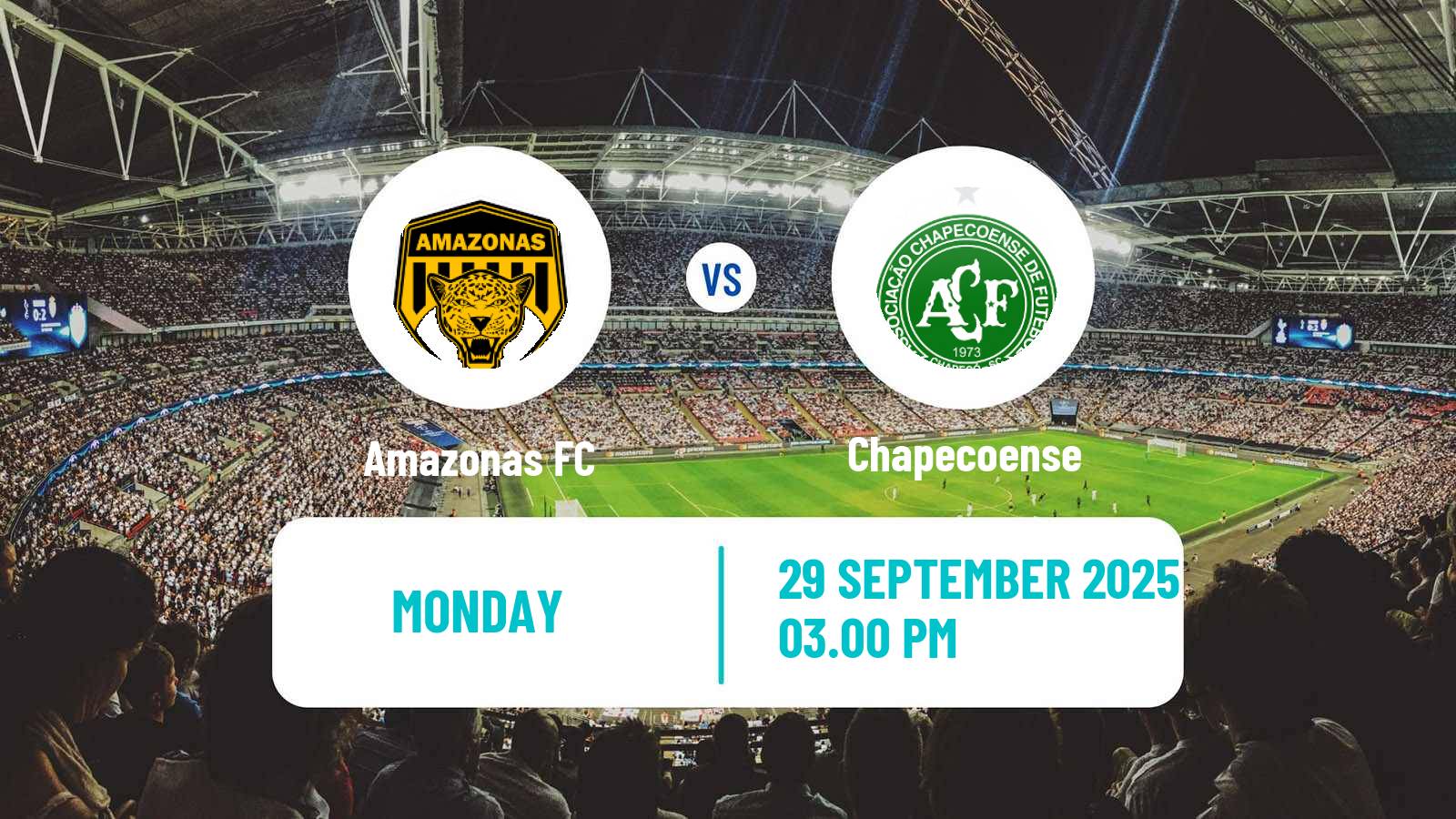 Soccer Brazilian Serie B Amazonas - Chapecoense