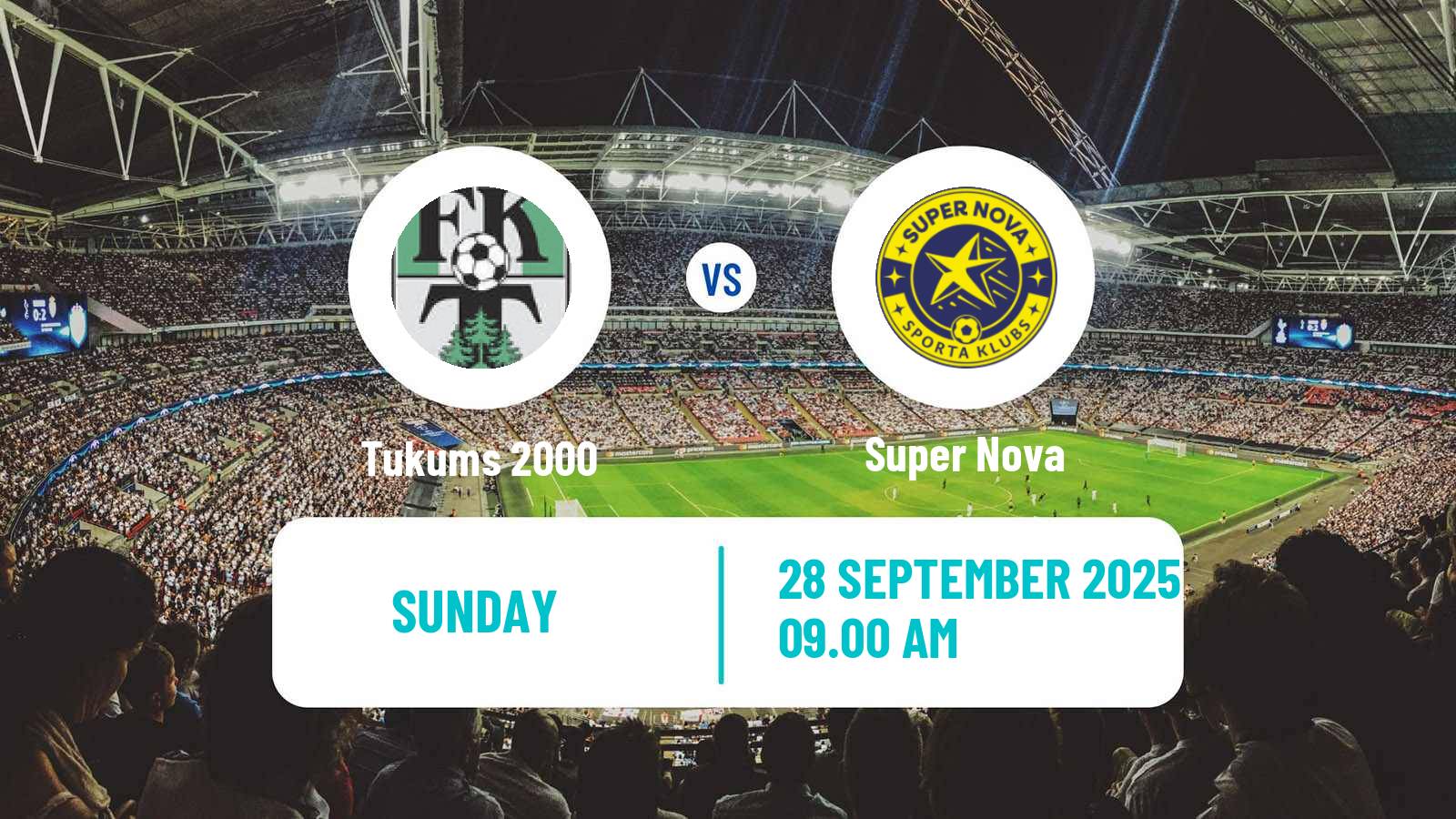 Soccer Latvian Virsliga Tukums 2000 - Super Nova