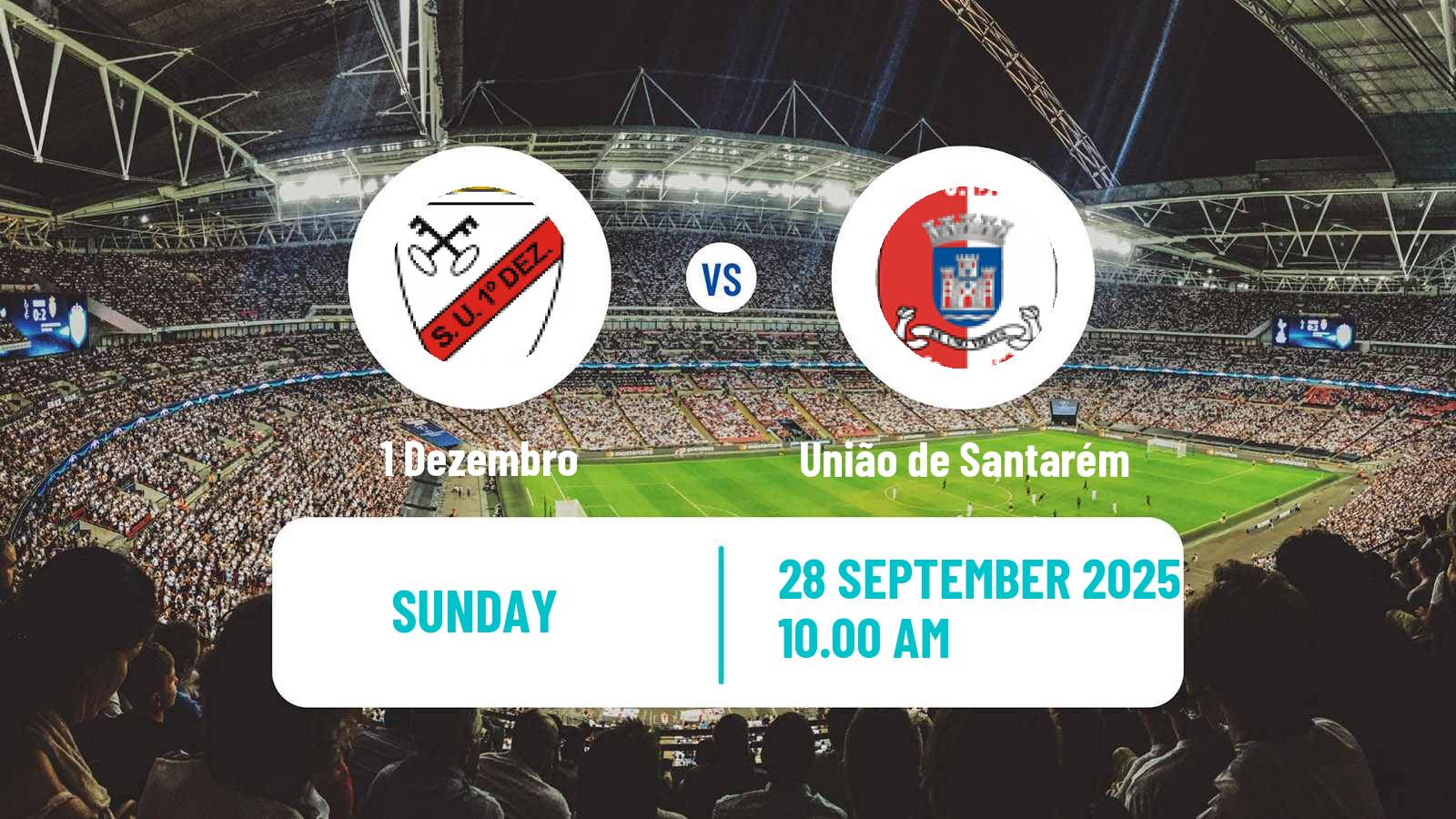 Soccer Portuguese Liga 3 1 Dezembro - União de Santarém