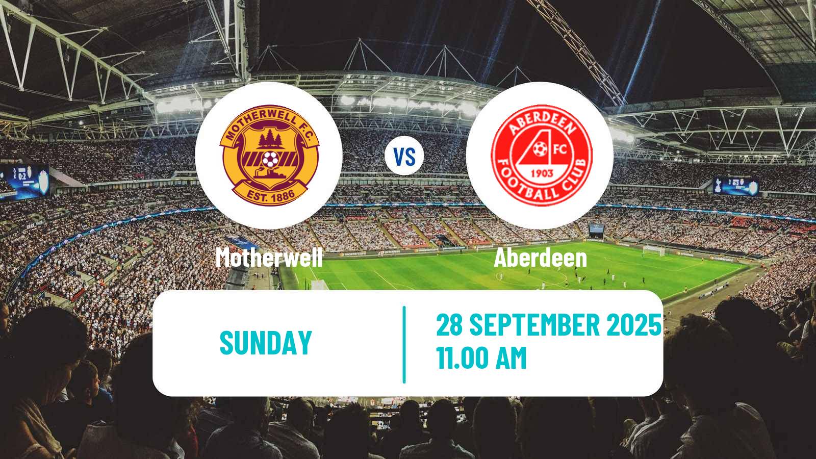 Soccer Scottish SWPL 1 Women Motherwell - Aberdeen