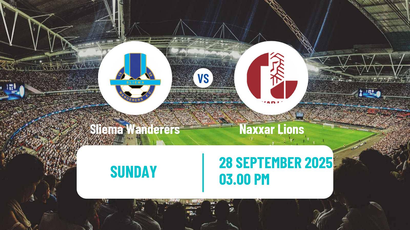 Soccer Maltese Premier League Sliema Wanderers - Naxxar Lions