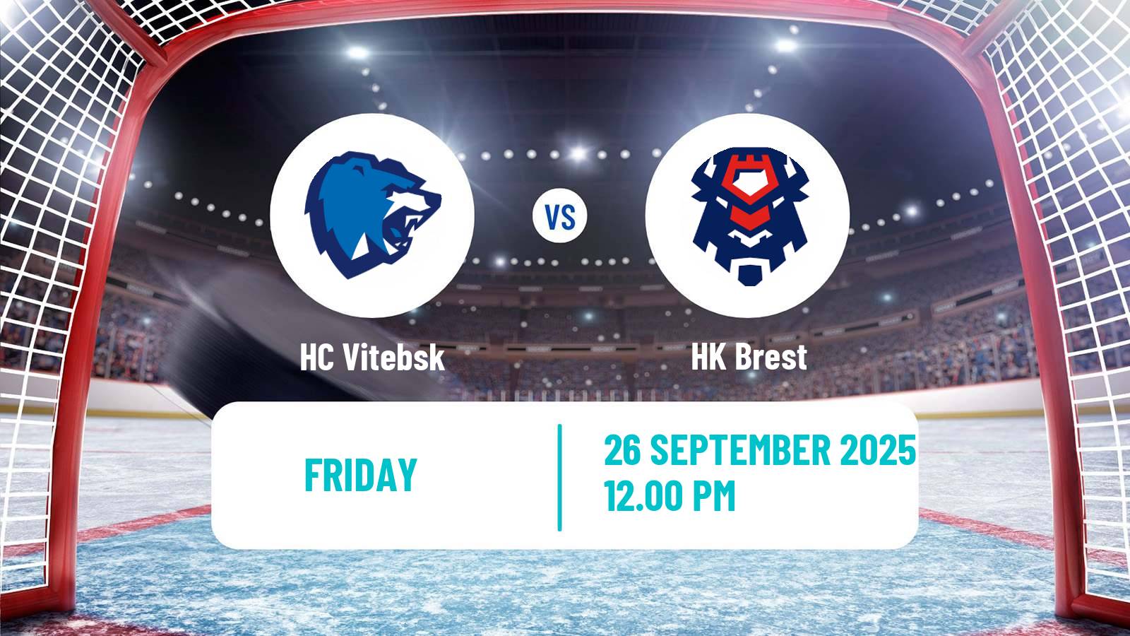 Hockey Belarusian Extraleague Vitebsk - Brest