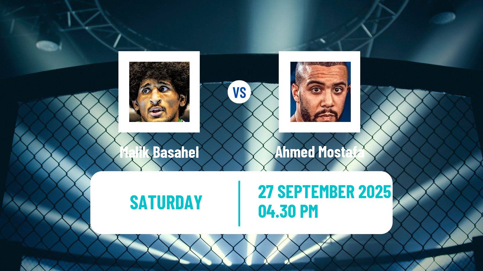 MMA Flyweight Pfl Mena Men Malik Basahel - Ahmed Mostafa
