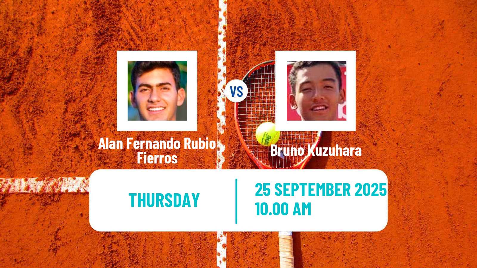 Tennis ITF M25 Barueri Men Alan Fernando Rubio Fierros - Bruno Kuzuhara