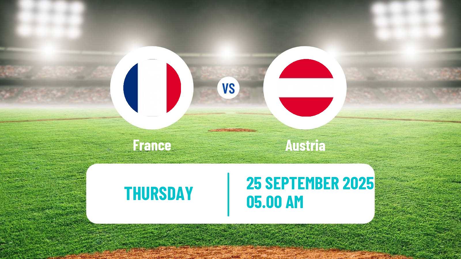 Baseball European Championship Baseball France - Austria