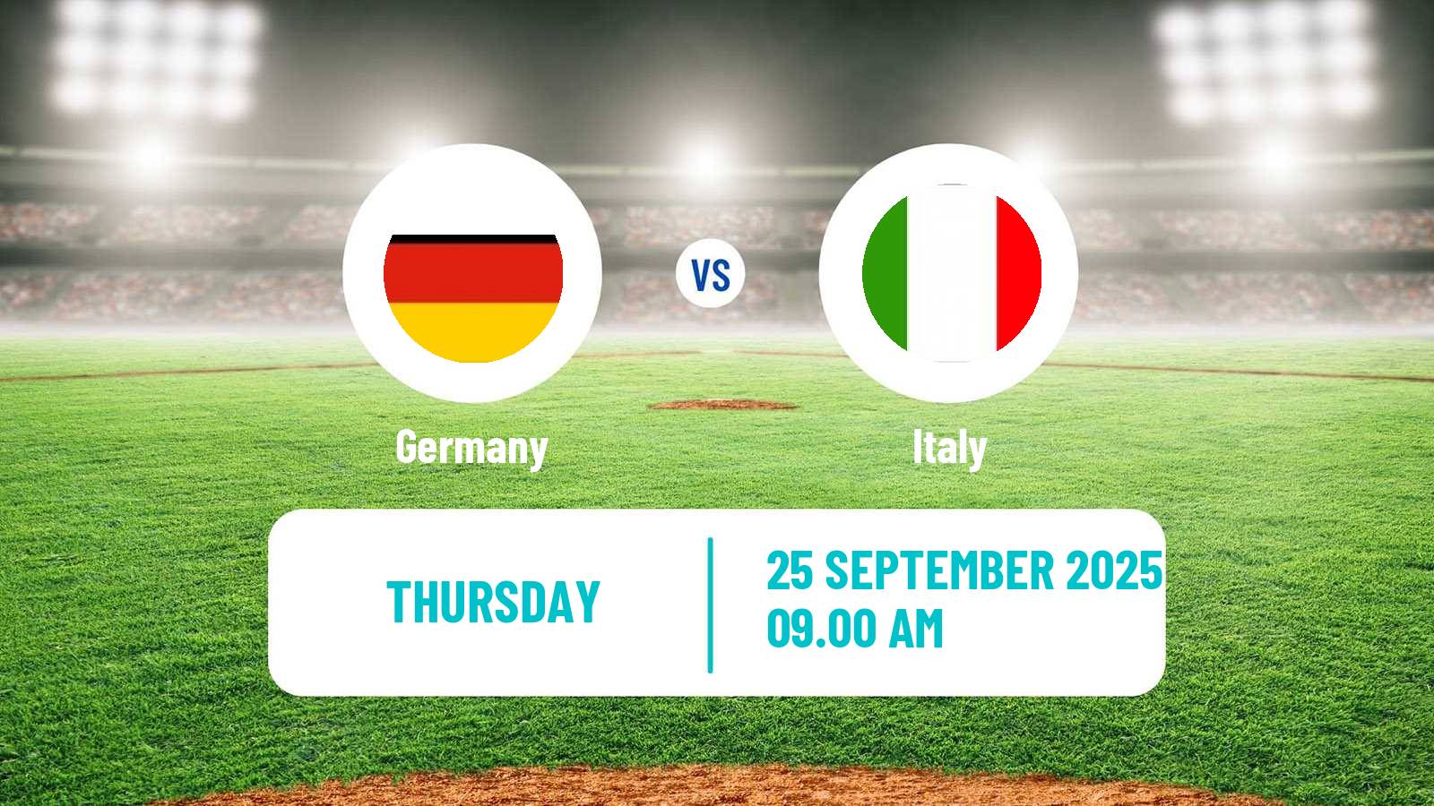 Baseball European Championship Baseball Germany - Italy