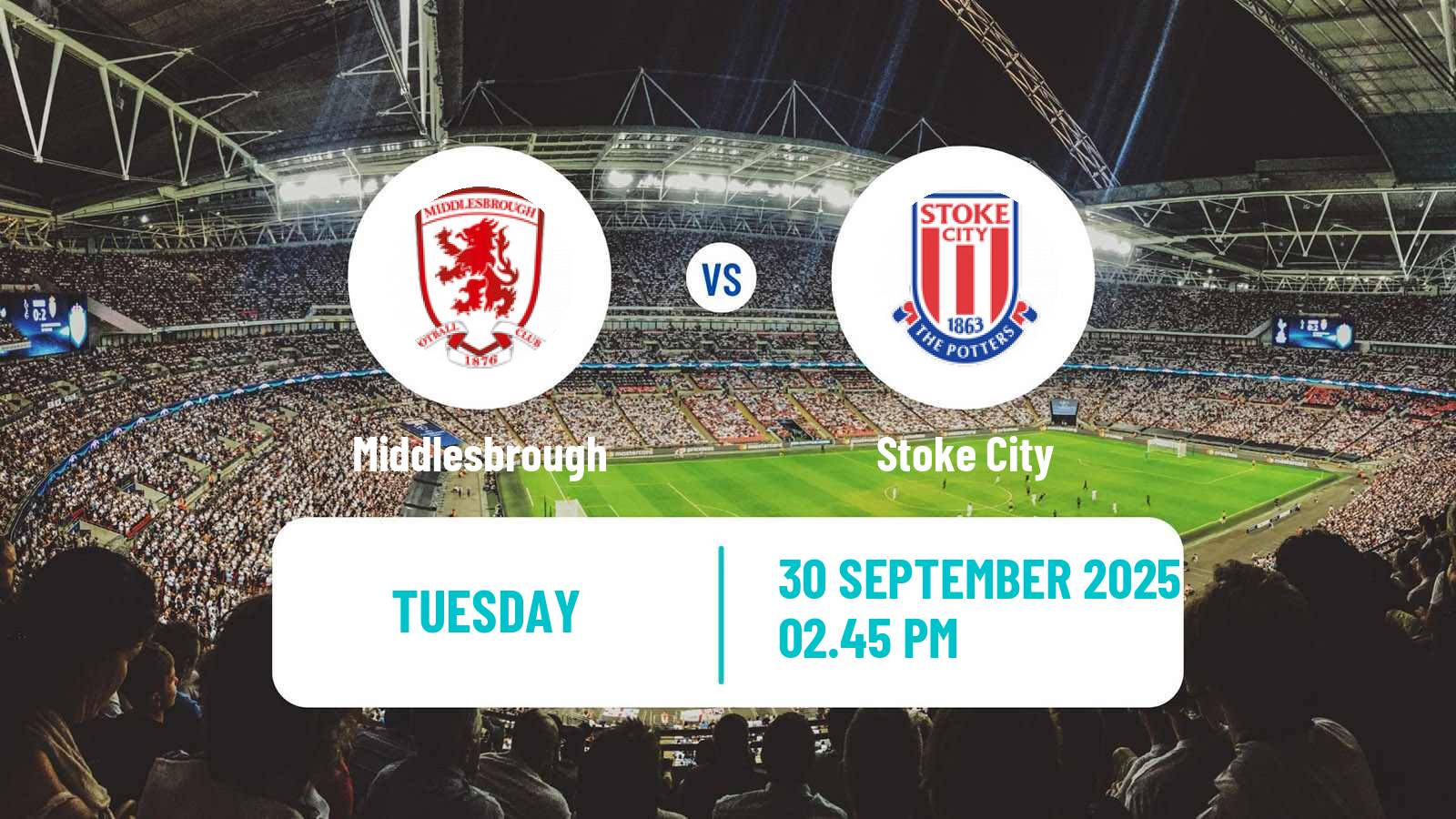 Soccer English League Championship Middlesbrough - Stoke City