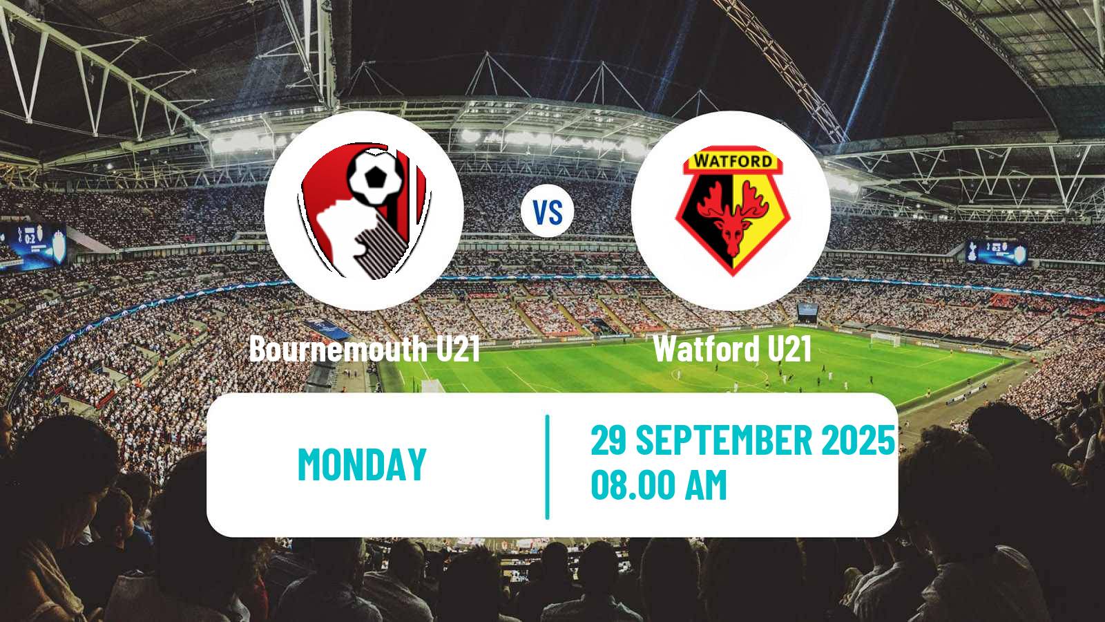 Soccer English Professional Development League Bournemouth U21 - Watford U21