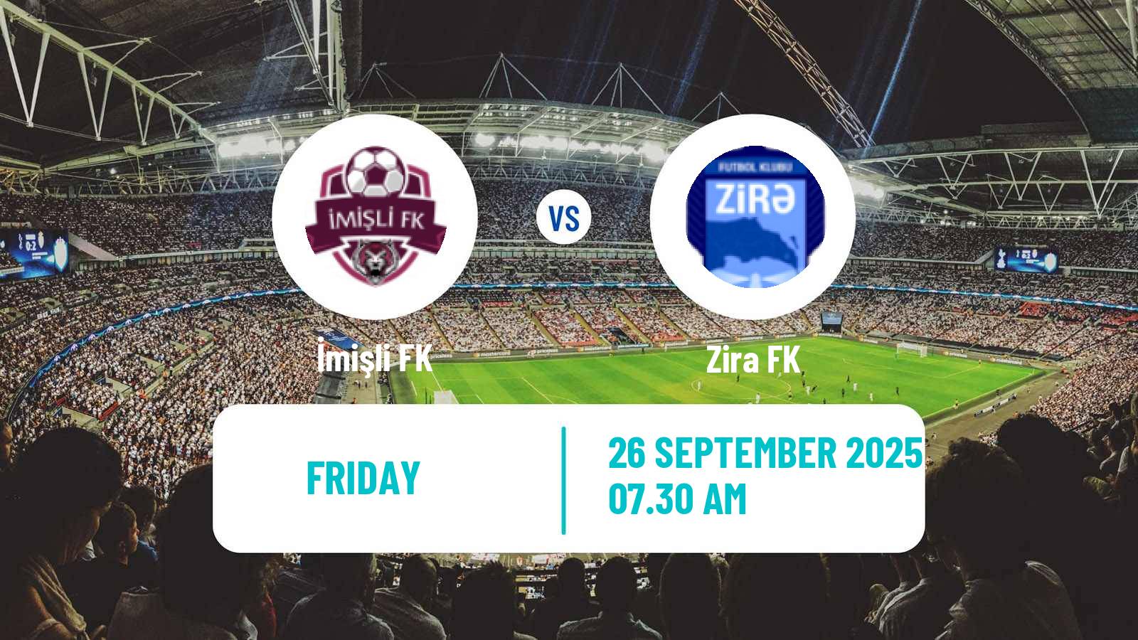 Soccer Azerbaijan Premier League İmişli - Zira