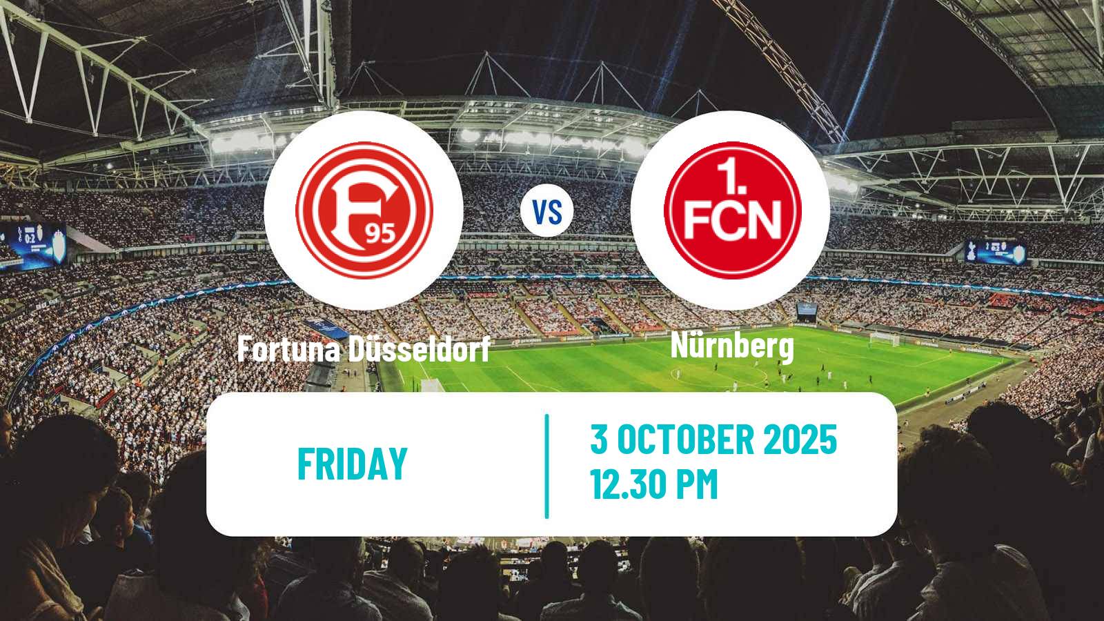 Soccer German 2 Bundesliga Fortuna Düsseldorf - Nürnberg